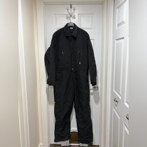 Men’s Carhartt Black Coveralls~Insulated~40 Regular